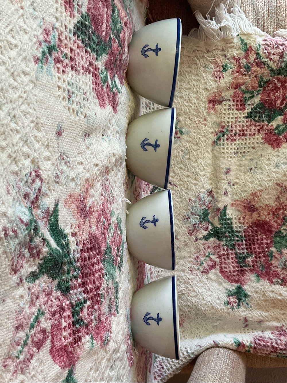 Title: Vintage Set of 4 TEPCO U.S. Navy Wardroom Officers Mess Coffee Cups